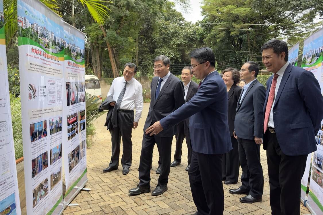 江苏省委常委、常务副省长马欣调研我院肯尼亚神农学院